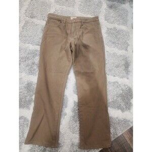 Men's Weatherproof Vintage Regular 36x30 Khaki Stretch Jeans